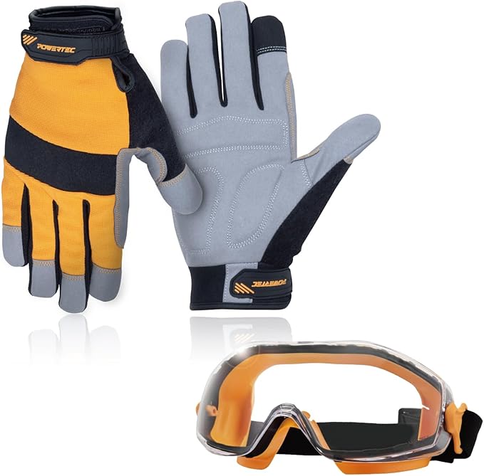 Safety Goggles and Gloves (Set)